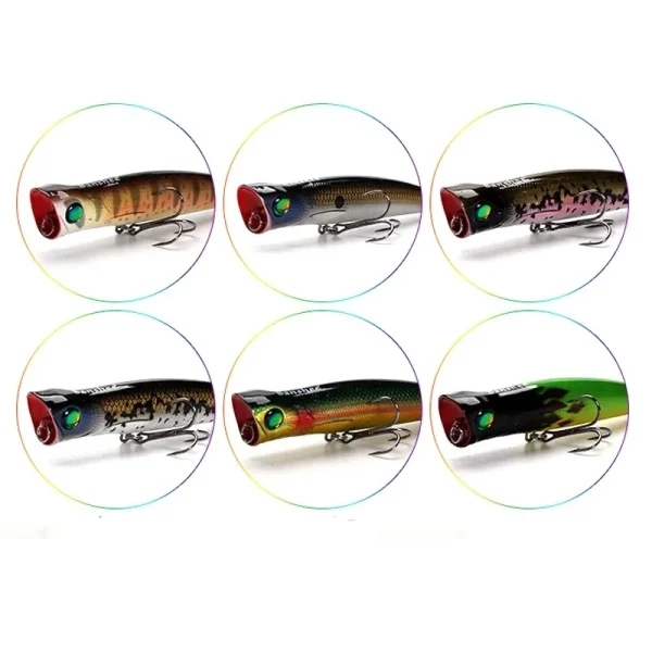 Banshee 115mm 22g Topwater Lures Popper Lures Artificial Bait Bass Fishing Wobbler Crankbait Fishing Gear - Image 2