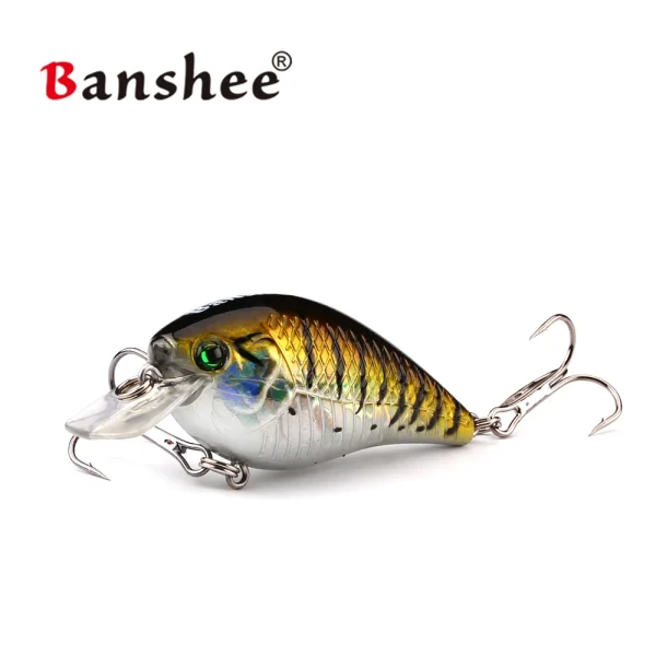 Squarebill Crankbaits 60mm 12g Square Bill Crankbaits Floating Crank Bait Rattling Fishing Lures - Image 4