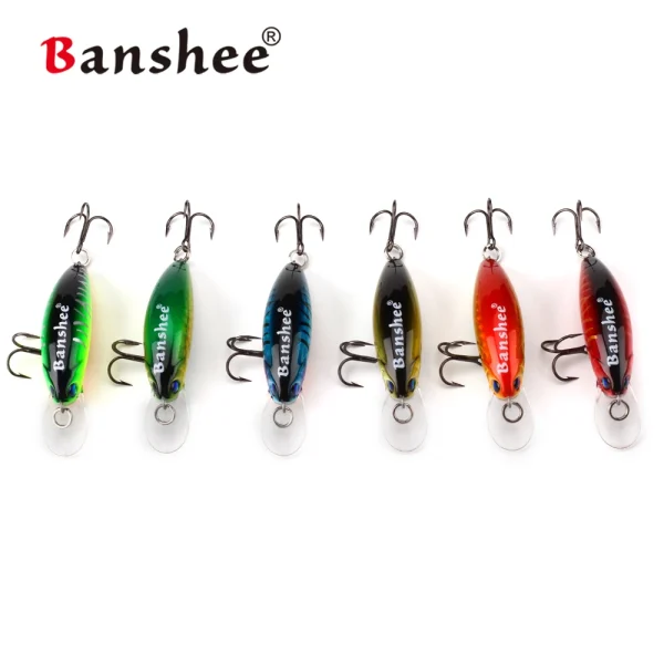 Banshee 45mm 4.7g Floating Jerkbait Fishing Lures for Trout Bass Small Shallow Diving Crankbait Hard Artificial Bait pesca peche - Image 4
