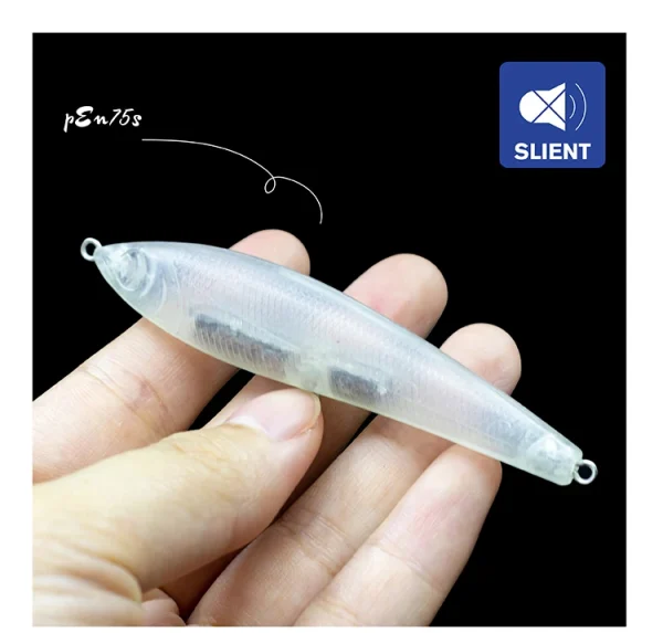 unpainted lures stickbait lure blank body lures Minnow unpainted plastic blank bodies stickbait Minnow Crankbaits Hard Bait 5pcs