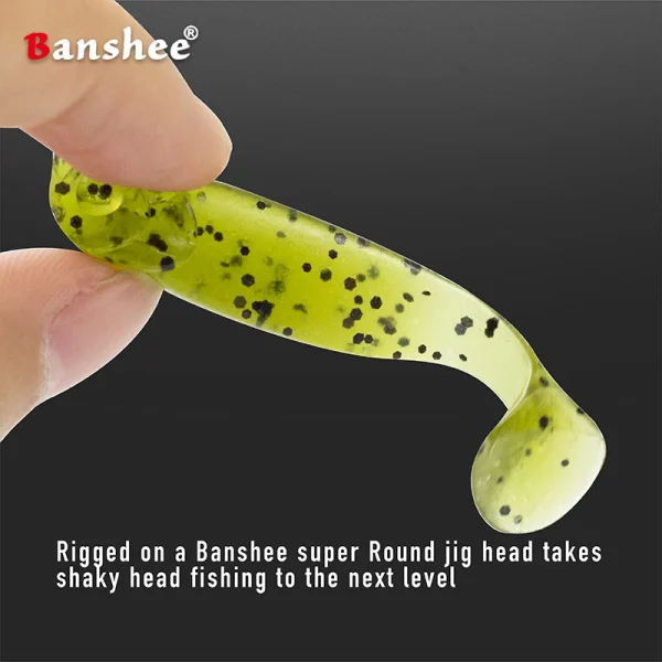 Bashee 55mm 2g Shad Soft Plastic Baits Minnow Lures Jerkbait Ice Fishing for Bass Fishing Soft Swimbaits for Fishing 10pcs/lot - Image 2
