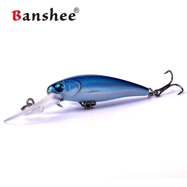 Banshee Floating Minnow Lure 50mm/3.5g Fishing Wobbler Jerkbait Hard Baits Pesca Small Jerkbait for PerchTrout Bass Crankbait - Image 2