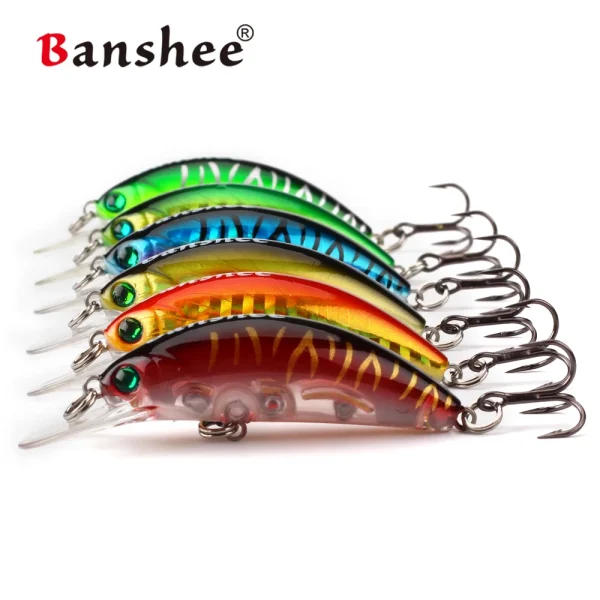 Banshee 45mm 4.7g Floating Jerkbait Fishing Lures for Trout Bass Small Shallow Diving Crankbait Hard Artificial Bait pesca peche - Image 6
