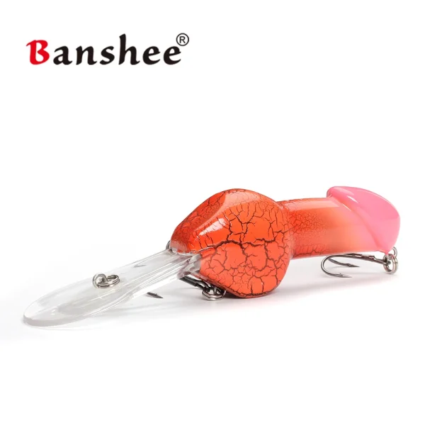 Banshee 75mm 24g Deep Diving Crankbait Fishing Lure Hard Artificial Fishing Bait Round Bill