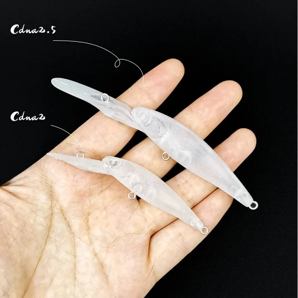 Unpainted Lure Bodies Blank Fishing Lures 3.5g/7g Artificial Hard Bait Jerkbait Blank Lures Unpainted Plastic Fishing Lure Sets
