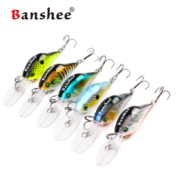DeepCrankbaits 2" Bait Lure Wobbler Crankbait Rattling Artificial Baits Bass Fishing Lures jerkbait lure shad - Image 4