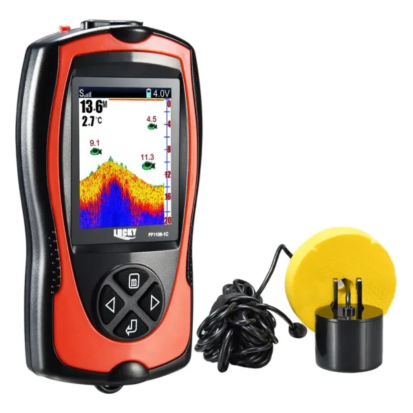 LUCKY FF1108-1CLA Portable Echo Sounder for ice fishing Depth Sonar Sounder Alarm Waterproof sonar fish - Image 2