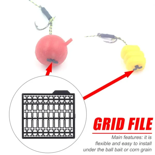 10pcs/Pack Carp Fishing Tackle Hair Rig Boilie Bait Carp Stops Stoppers yellow Hair Extender Accessory Boillie Hair Stops - Image 6