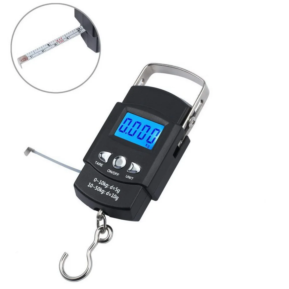 Mini Portable Digital Scale Lcd Display Suitcase Handheld Weighing Hanging Scale For Fishing Accessories Electronic Balance - Image 5