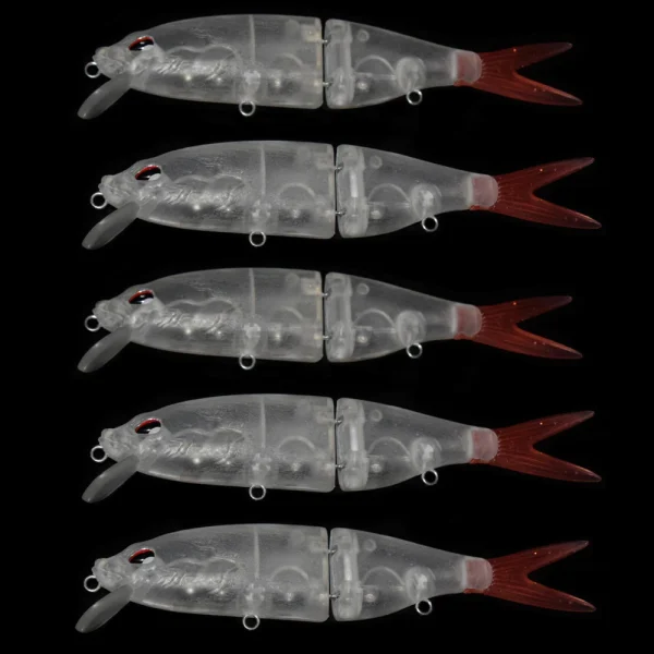 CCLTBA 5pcs/lot 17cm 47.5g Floating Unpainted Swimbait Hard Body Soft Tail Artificial Fishing Lures Blanks Minnow Wobblers - Image 6