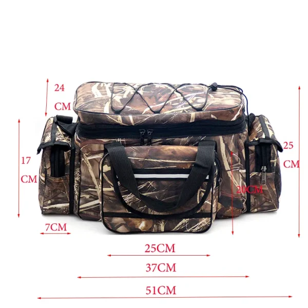 Large Capacity Fishing Bag Waterproof Multifunctional Lure Waist Pack Outdoor Shoulder Bags Carp Fishing Tackle PJ198 - Image 3