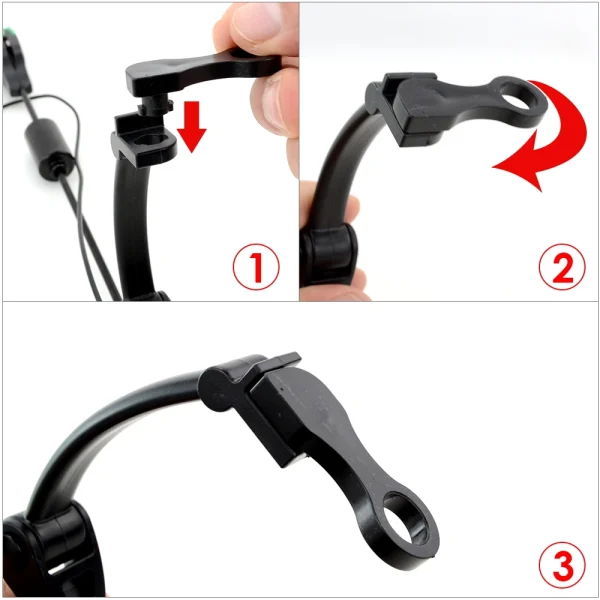 Carp Fishing Alarm Swingers LED Light Indicator Removable Base Seat for Fishing Alarms Bite Indicator B2011 - Image 5