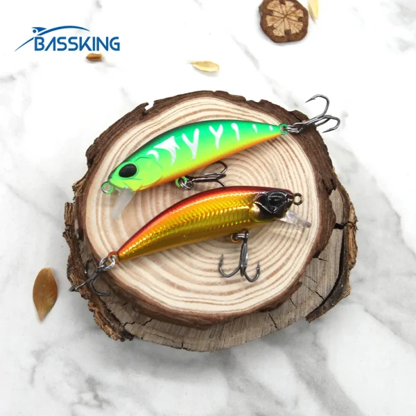 BASSKING Fishing Lure 55mm6.5g Sinking Minnow Bait ORIGIN Hooks Fishing Wobbler Isca Artificial Para Pesca Peche Leurre Swimbait - Image 2