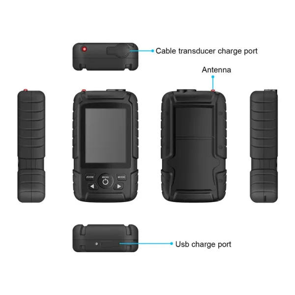 Lucky FF718LiC Real Waterproof Fish Finder Monitor 2-in-1 Wireless Sonar Wired Transducer echo sounder - Image 2