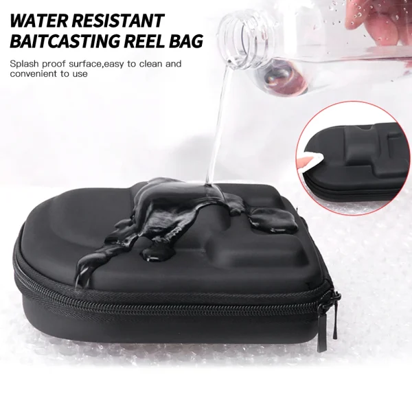 Fishing Reel Protective Case Water Resistant Hard EVA Box Pouch Built-in Anti-Pressure Sponge Baitcasting Wheel Bag Accessories - Image 2