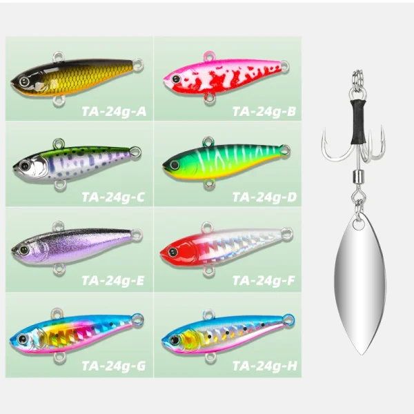 43mm 24g Long Casting Fishing Lure Sinking Metal Bait - Image 3