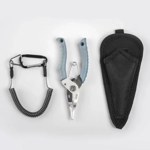 LINNHUE Stainless Steel Multifunctional Fishing Pliers Hook Remover Line Cutter Fishing Tackle Grip Split Ring Pliers pesca - Image 6