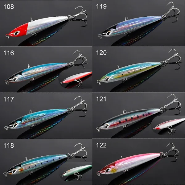 Noeby Top Water Pencil Bait 160mm/58g 190mm/86g Sea Fishing Lure Glide Bait Isca Artificial Para Pesca Leurre Peche Stick Bait - Image 3