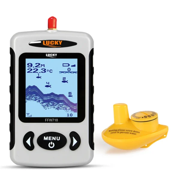 Lucky FFW718& FFW718LA Wireless Portable Fish Finder 45M/135FT Sonar Depth Sounder Alarm Ocean River Lake - Image 5