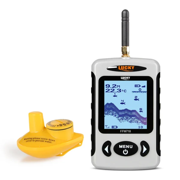 Lucky FFW718& FFW718LA Wireless Portable Fish Finder 45M/135FT Sonar Depth Sounder Alarm Ocean River Lake - Image 6