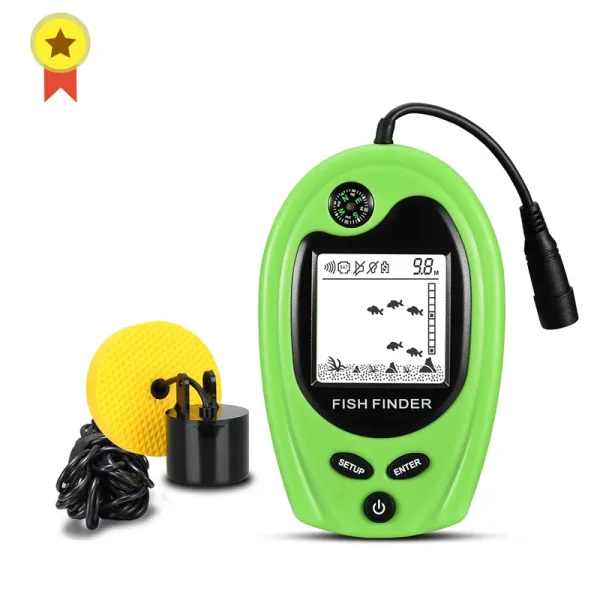 Russian Manual!100ft Portable Sonar Fish Finders Fishing lure Echo Sounder Fishing Finder FF717 - Image 5