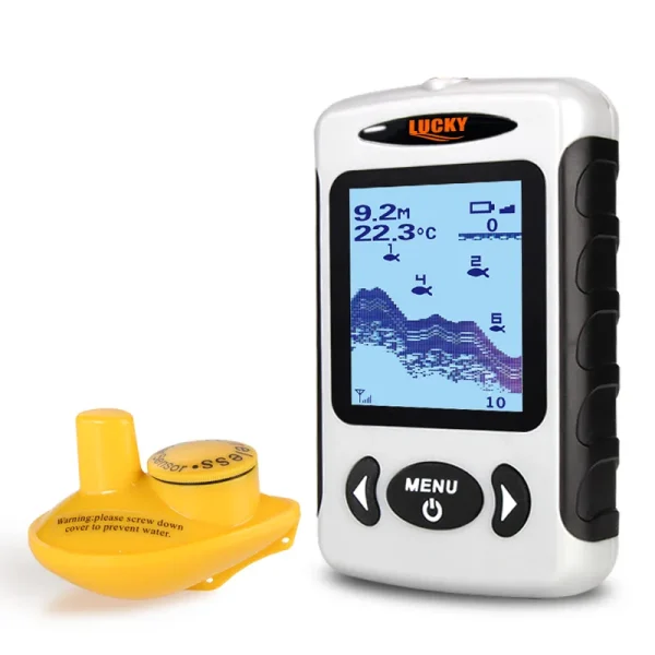 Lucky FFW718& FFW718LA Wireless Portable Fish Finder 45M/135FT Sonar Depth Sounder Alarm Ocean River Lake - Image 3