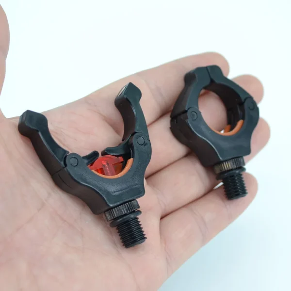 Hirisi 4pcs Carp Fishing Rod Rest Head Gripper for Rod Pod Holder with Magic Magnet Clips Keep Fishing Rod - Image 4