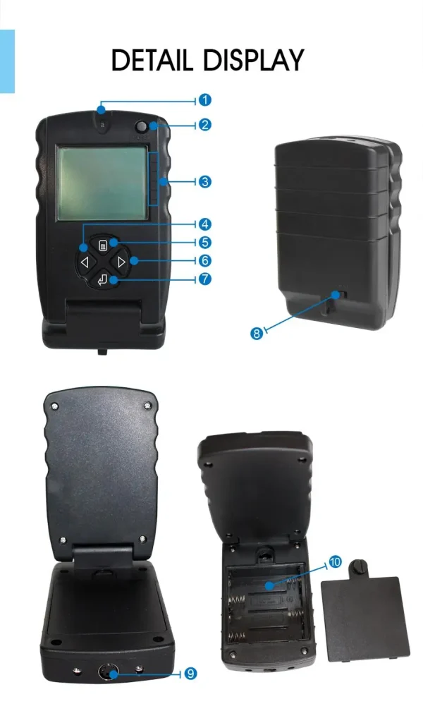 Russian Manual!100ft Portable Sonar Fish Finders Fishing lure Echo Sounder Fishing Finder FF717 - Image 4