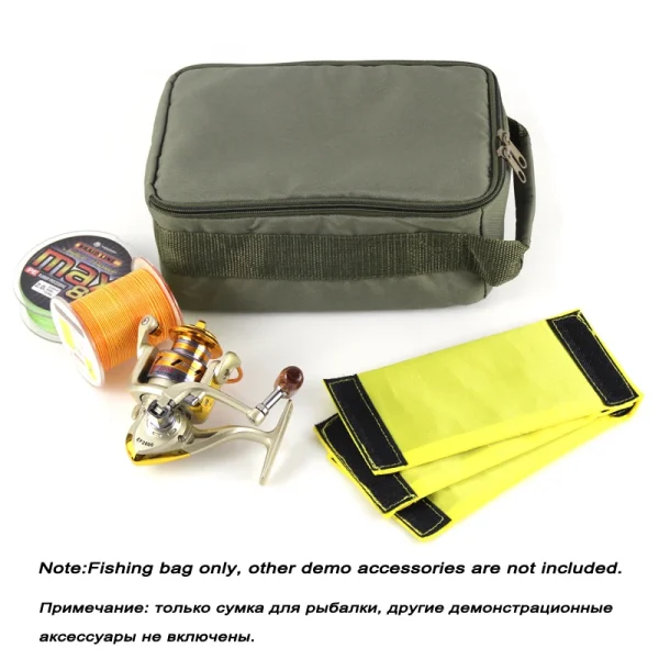 Oxford Fishing Tackle Bag Large capacity Portable Fishing Reel Lure Hook Gear Storage Handbag Outdoor Fishing Reel Case PJ154 - Image 5