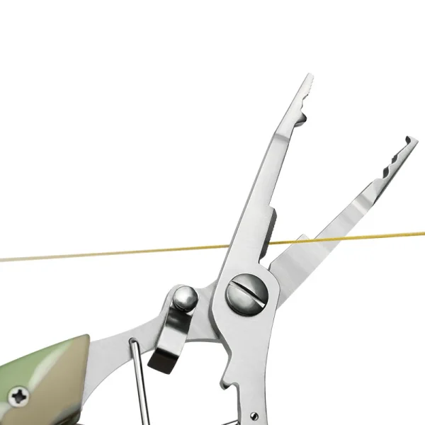 LINNHUE Portable Folding Multifunctional Fishing Pliers Stainless Steel Scissors Line Cutter Remove Hook Fishing Tools Pliers - Image 3