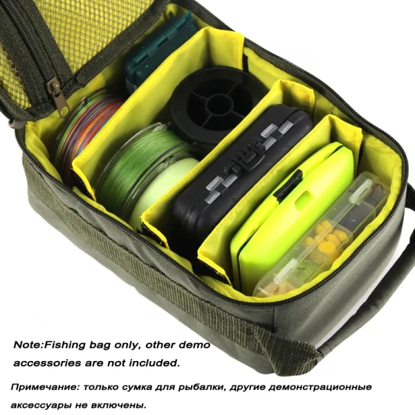 Oxford Fishing Tackle Bag Large capacity Portable Fishing Reel Lure Hook Gear Storage Handbag Outdoor Fishing Reel Case PJ154 - Image 3