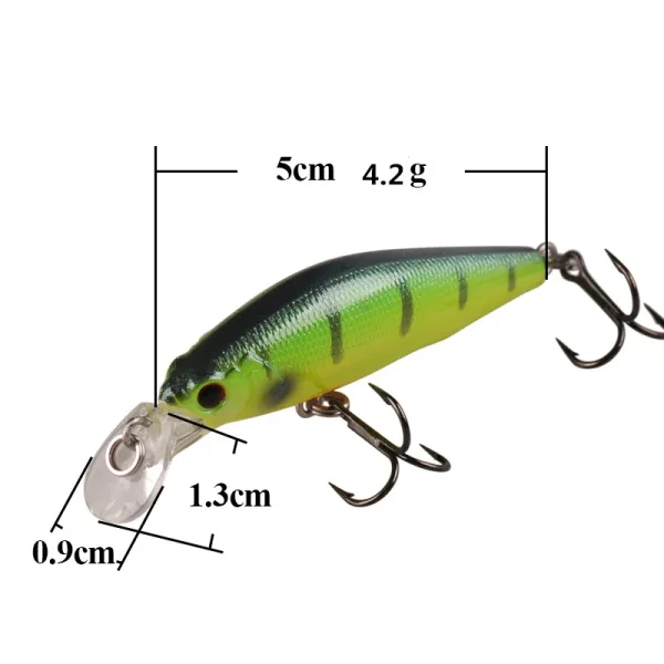 BASSKING Sinking Minnow Bait 5cm 4.2g Tungsten Ball Fishing Lure Isca Artificial Para Pesca Wobbler Peche Swimbait Saltwater - Image 4