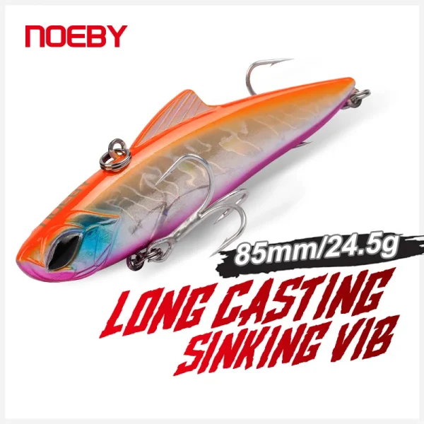 NOEBY VIB Fishing Lure 85mm 24.5g Full Layer Sinking VIB Bait Isca Artificial Para Pesca Peche Leurre Seabass Fishing Bait