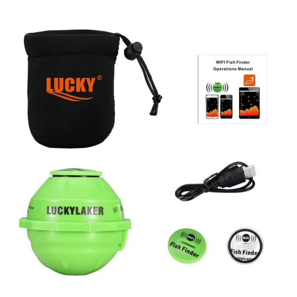 Lucky FF916 Sonar Wireless WIFI Fish Finder Echo Sounder Detect Finder fishing for Lake Sea Fishing IOS& Android - Image 4