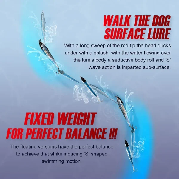 Noeby Top Water Pencil Bait 160mm/58g 190mm/86g Sea Fishing Lure Glide Bait Isca Artificial Para Pesca Leurre Peche Stick Bait - Image 4