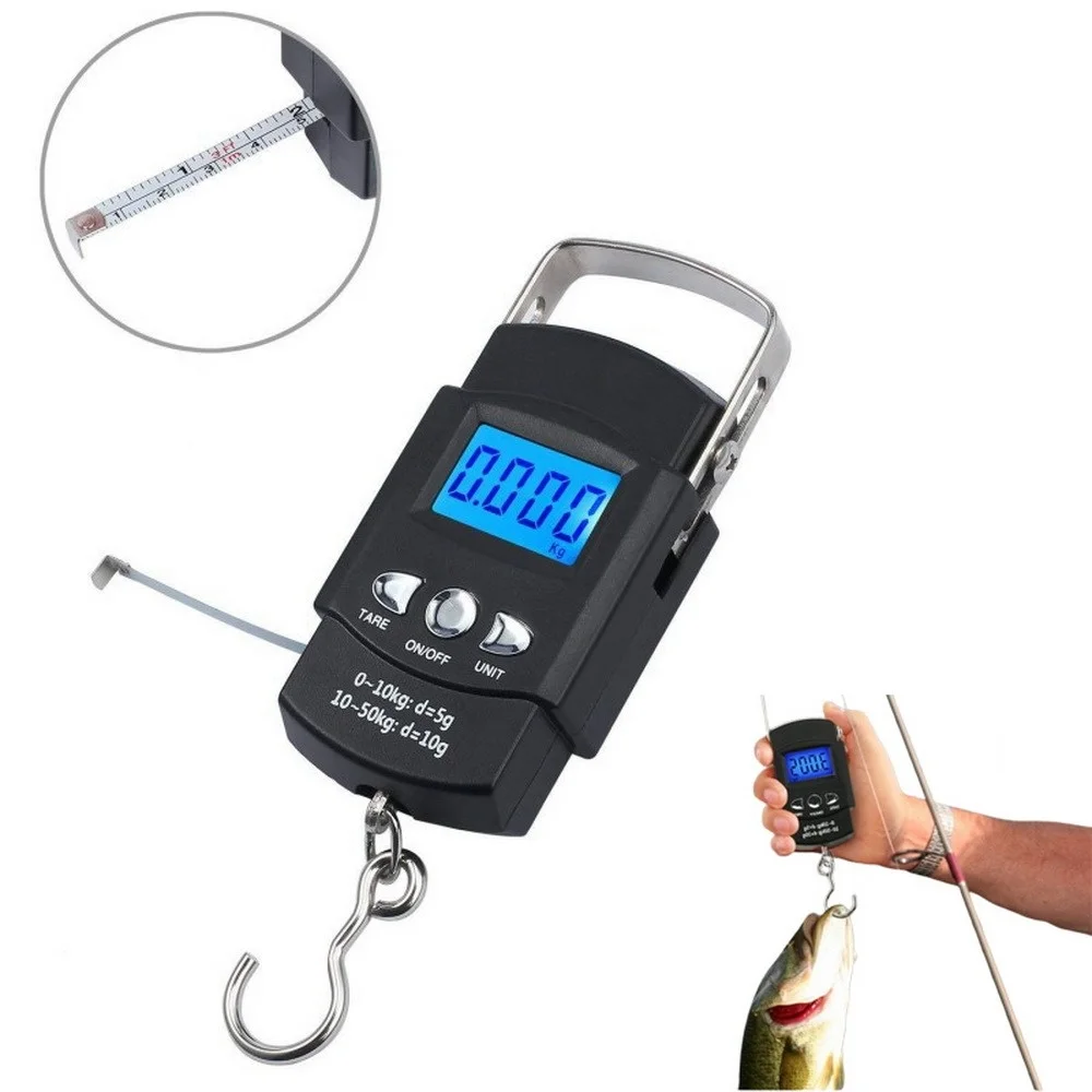 Mini Portable Digital Scale Lcd Display Suitcase Handheld Weighing Hanging Scale For Fishing Accessories Electronic Balance - Image 2