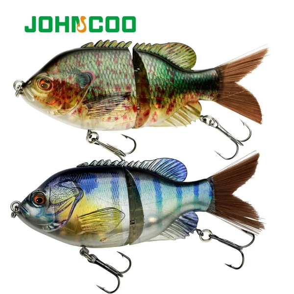 140mm 57g 2 Segment Vibration S Curve Swimming Jointed Fishing Lures Hunter for Bass Pike Muskie Hard Bait Wobbler