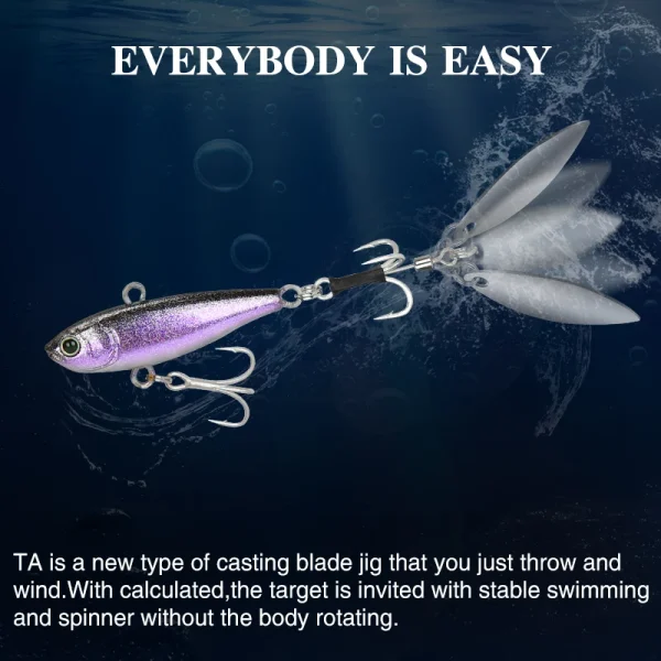 43mm 24g Long Casting Fishing Lure Sinking Metal Bait - Image 5