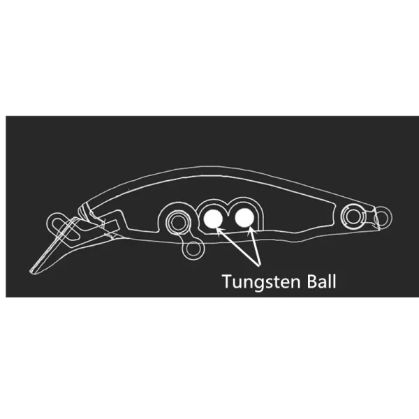 BASSKING Sinking Minnow Bait 5cm 4.2g Tungsten Ball Fishing Lure Isca Artificial Para Pesca Wobbler Peche Swimbait Saltwater - Image 3