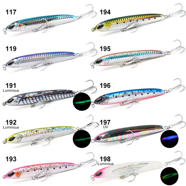 Noeby Sinking Pencil Bait 115mm 64g 130mm 81g Heavy Stickbait Artificial Hard Baits for Sea Fishing Lures Saltwater Swimbait - Image 3