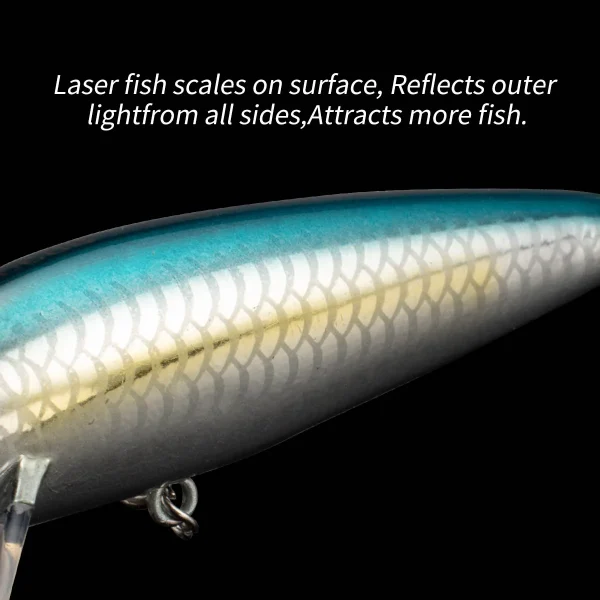 Sinking Minnow Fishing Lure 7cm 7.5g Artificial Trout Lure Stream Lake Jerkbait Rockfishing Hard Baits - Image 4