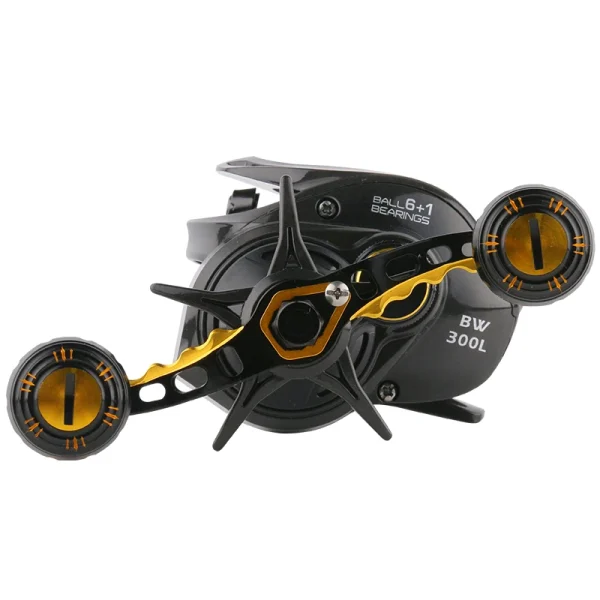 DEUKIO Carbon Shell Baitcasting Reel Dual Brake System Reel 16KG Max Drag 6 1 BBs 6.3:1 High Speed Saltwater Carp Fishing Reels - Image 6