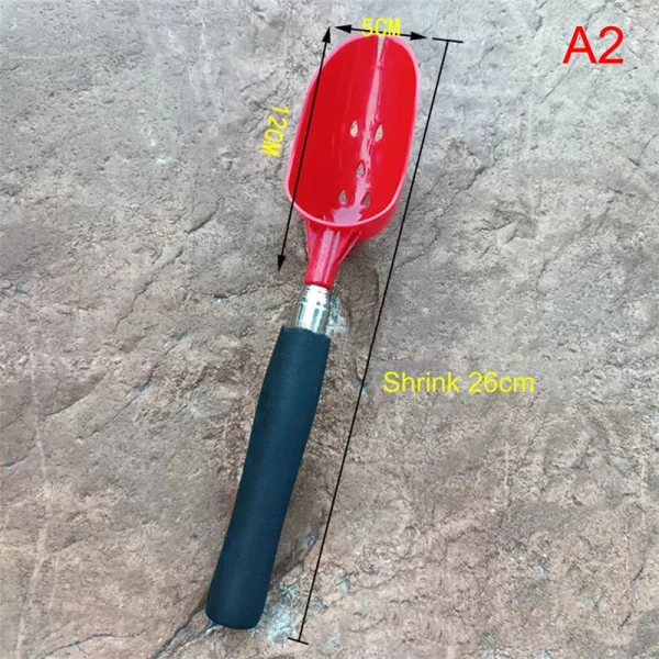 1PC Fishing Bait Throwing Spoon 7-section Telescopic Carp Fishing Baits Tools - Image 2