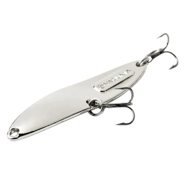 Bassking GT BIO Metal Spoon Bait, Metal Lure with 2Treble Hooks, Hard Fishing Lure, Artificial Bait, 10g, 15g - Image 4