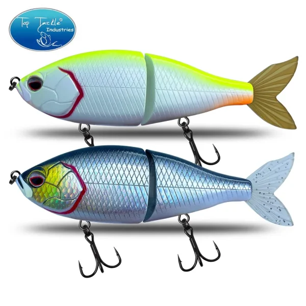 Slow Sinking145mm 57g Hard Bait Plastic Jointed Obese Joint hunter Soft Tail Fishing Lure Jerk Bait Swim Bait