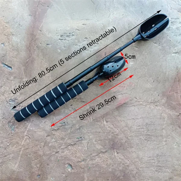 1PC Fishing Bait Throwing Spoon 7-section Telescopic Carp Fishing Baits Tools - Image 4