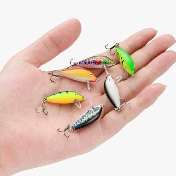 Sinking Minnow 30mm 2.8g Fishing Lure Jerkbait Wobbler Freshwater Trout Perch Bait Rolling Fishing Bait Rockfishing - Image 3