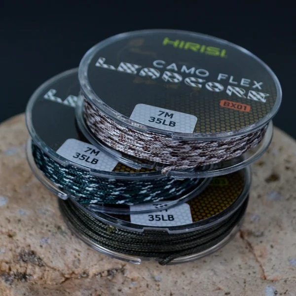 1pcs 35LB 7M Leadcore Carp Fishing Tackle Line Make Carp Hair Rigs 3 Color Braided Lead Line - Image 2