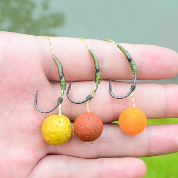 Hirisi 50pcs Coating High Carbon Stainless Steel Barbed hooks Carp Fishing Hooks Pack with Retail Original Box 8011 - Image 2