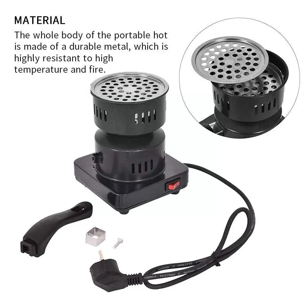 Multifunctional Electric Charcoal Stove Starter Suitable For Hookah Charcoal Barbecue for Portable Detachable BBQ Tool T3A2 - Image 5